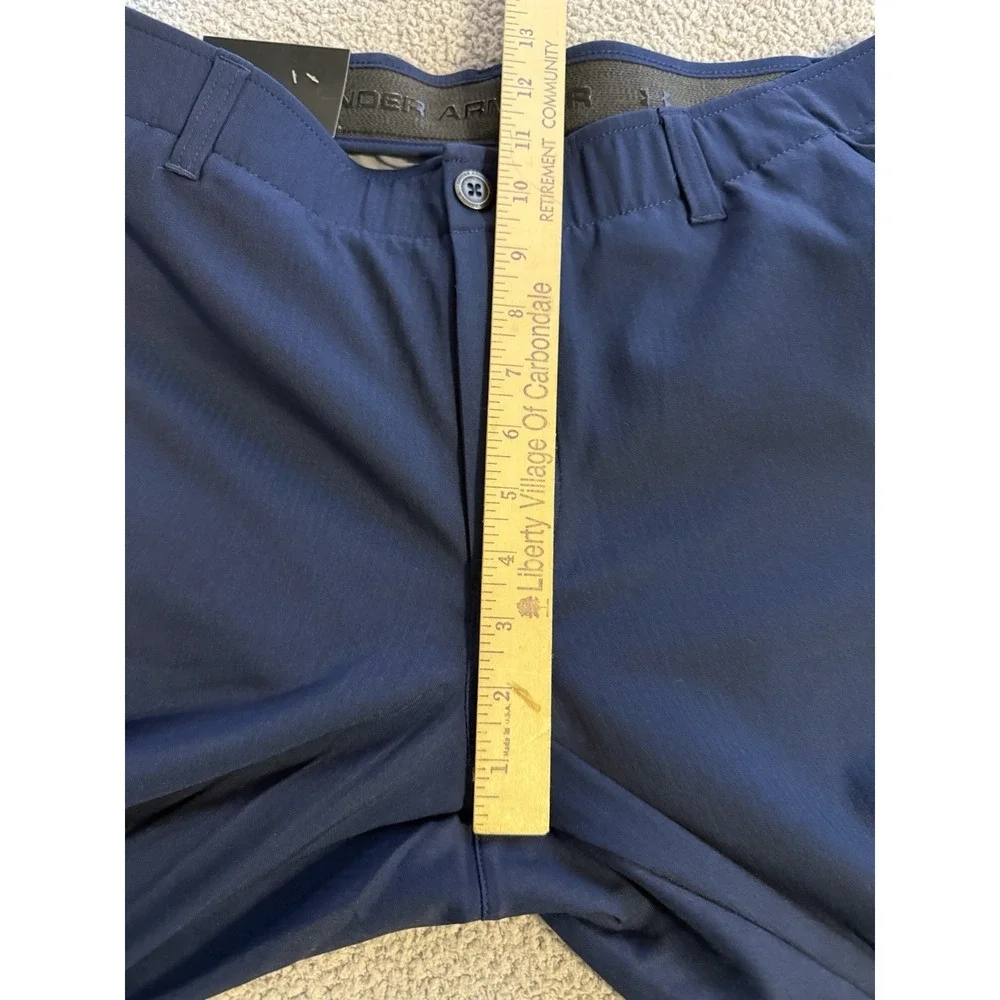 NWT Under Armour Showdown Pants Men's 34x30 Blue Straight Chino Golf Active NEW